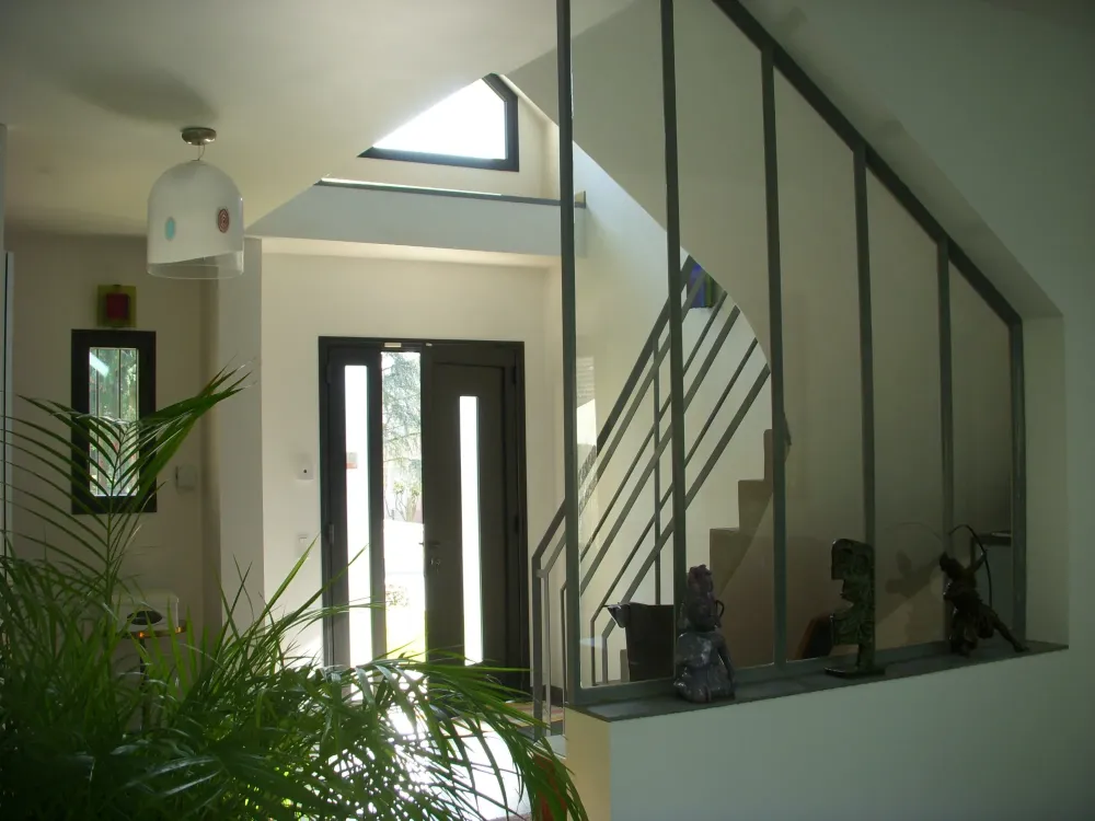 Maison moderne verrière metal essonne 91